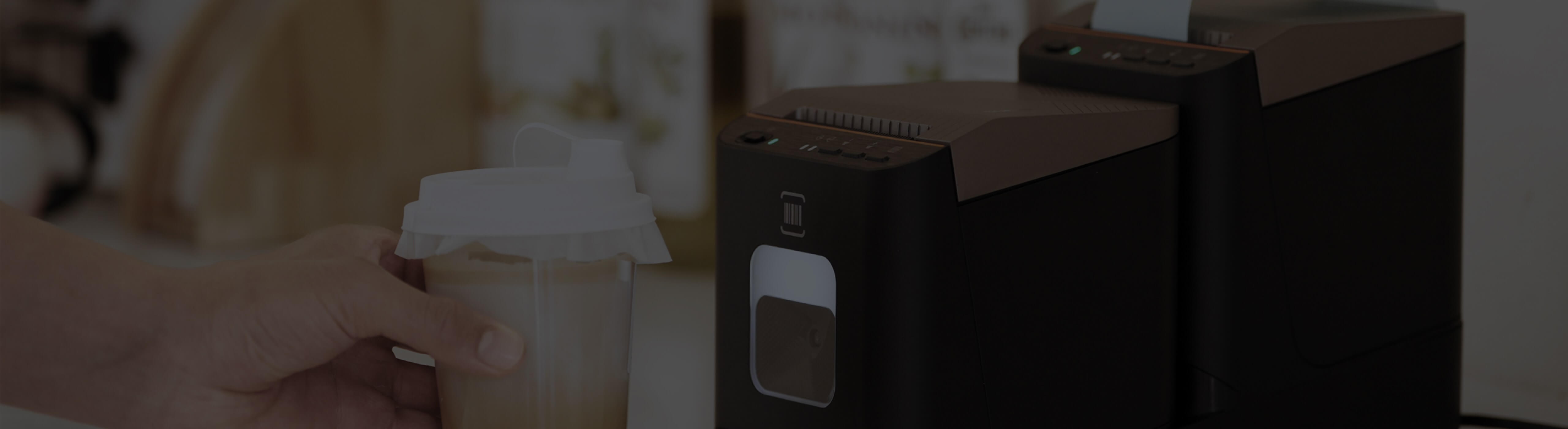 SUNMI 80mm printer in restaurant counter setup