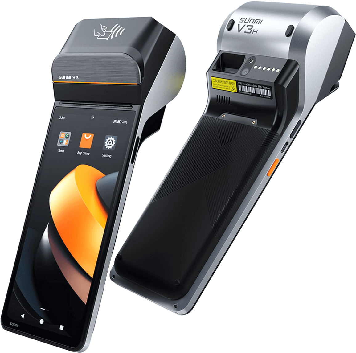 SUNMI V3 Family – slim mobile terminals with integrated payment and printing